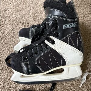 CCM Black and Gray Ice Skates